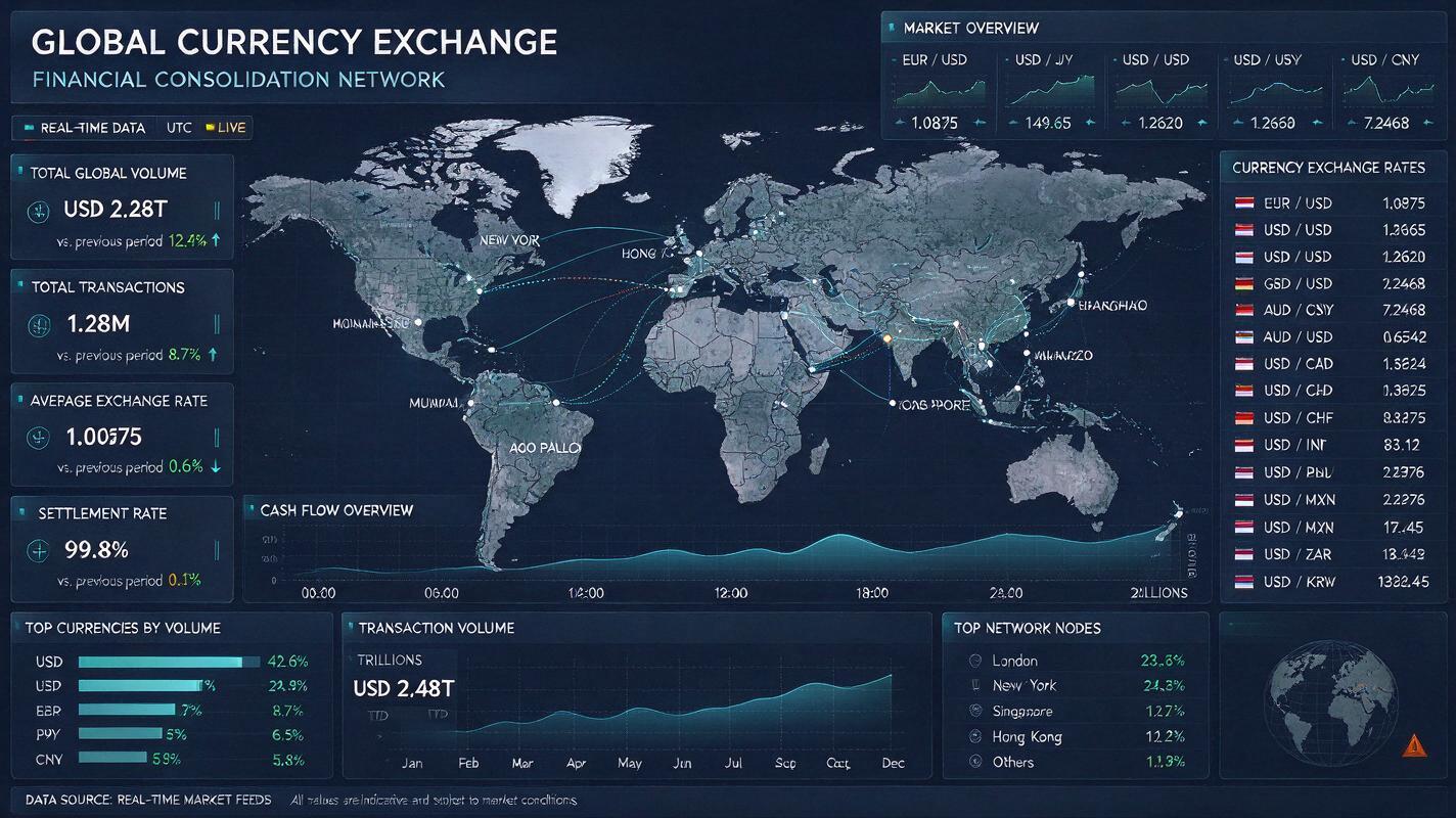 Managing Multi-Currency Accounting and Global Consolidations in Enterprise ERP